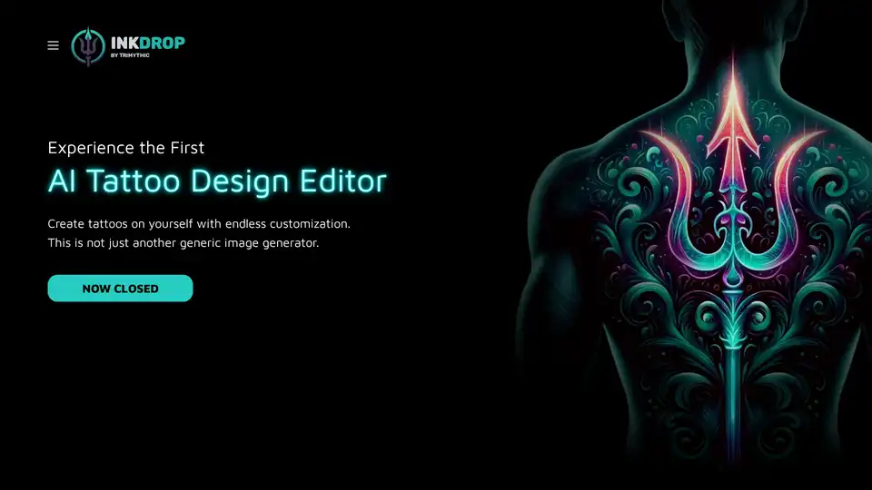 InkDrop AI Tattoo Generator
