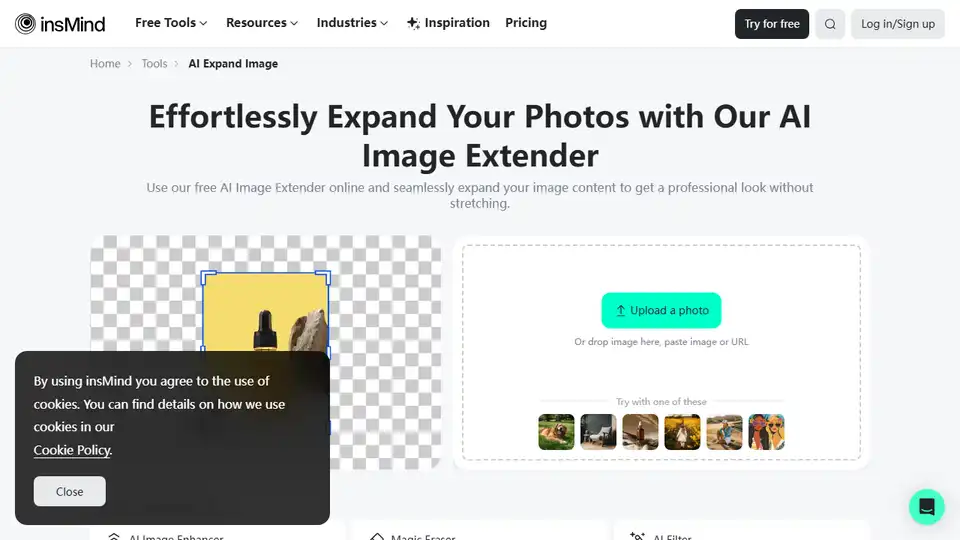 insMind AI Image Extender