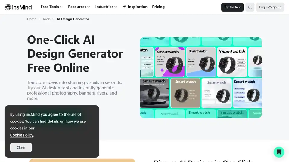 insMind AI Design Generator