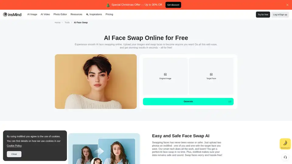 insMind AI Face Swap