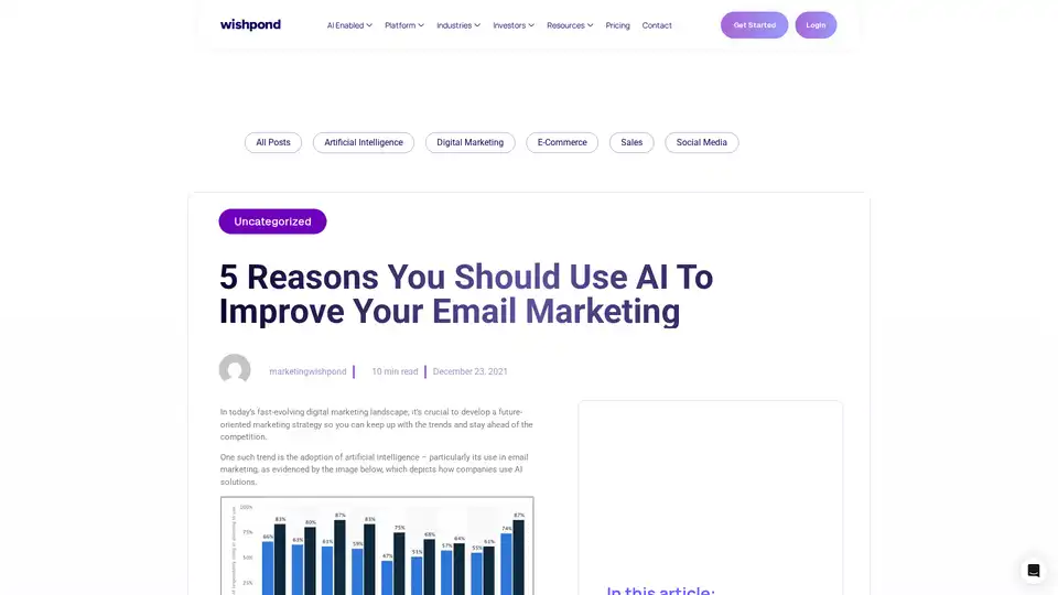 AI-driven email marketing software