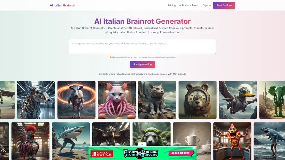 AI Italian Brainrot Generator