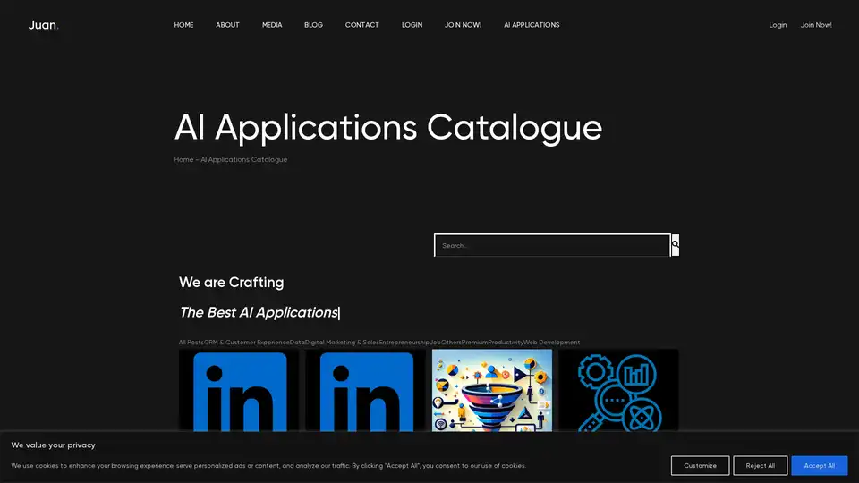 AI Applications Catalogue