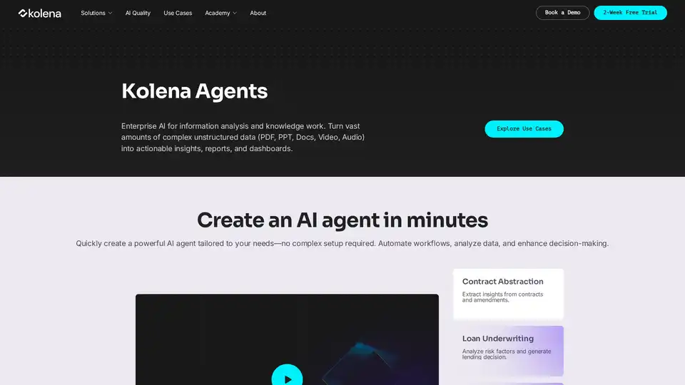 Kolena AI Agents