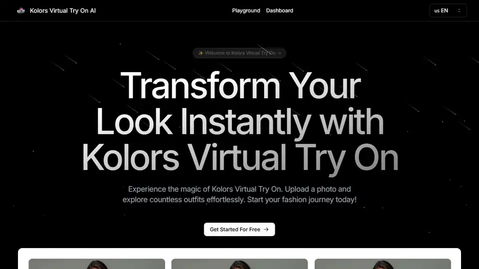 Kolors Virtual Try On