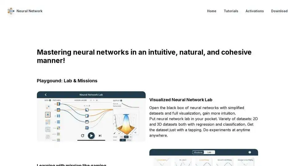 Visualized Neural Network Lab