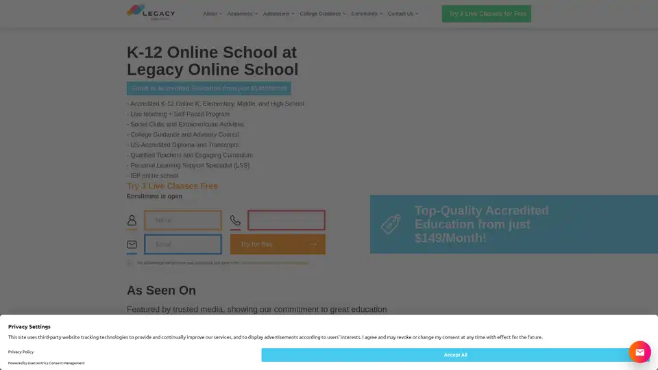 Legacy Online School
