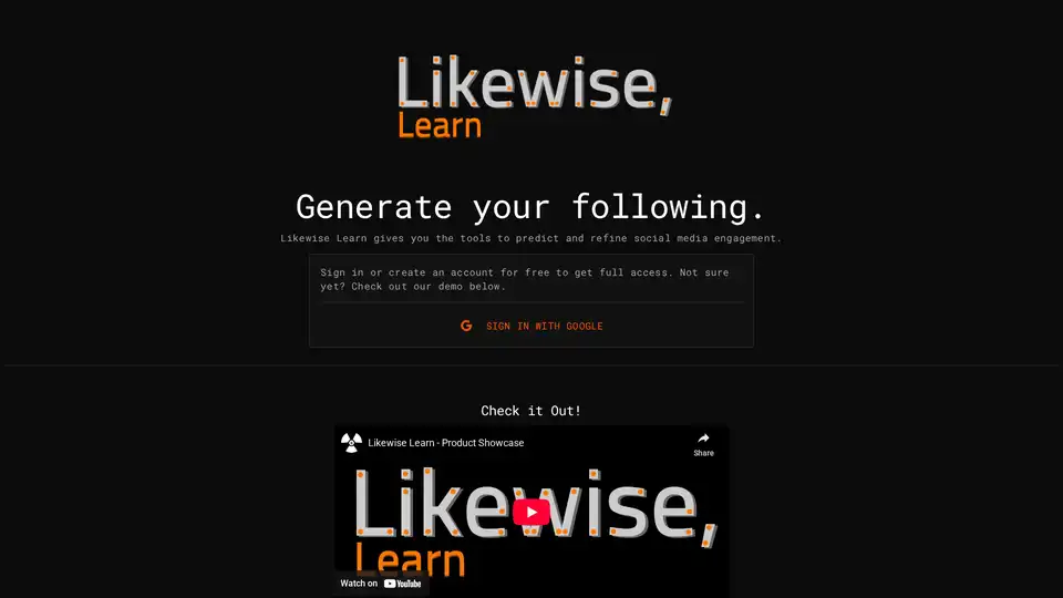 Likewise Learn