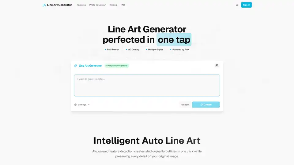 Line Art Generator