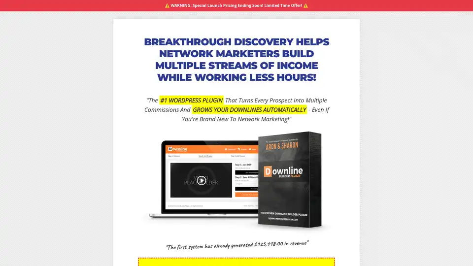 Downline Builder Plugin