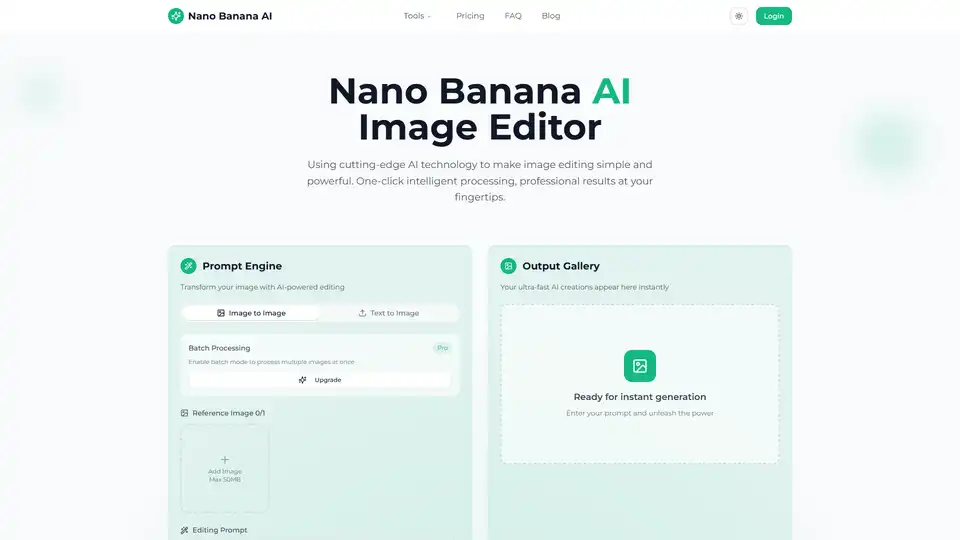 Nano Banana AI Image Editor