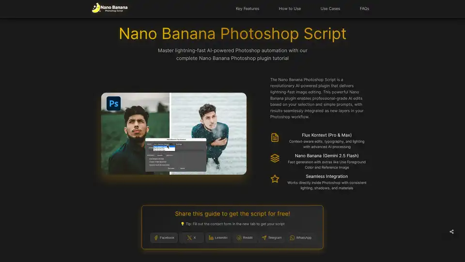 Nano Banana Photoshop Script