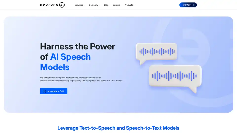 Neurond AI Voice Model Implementation