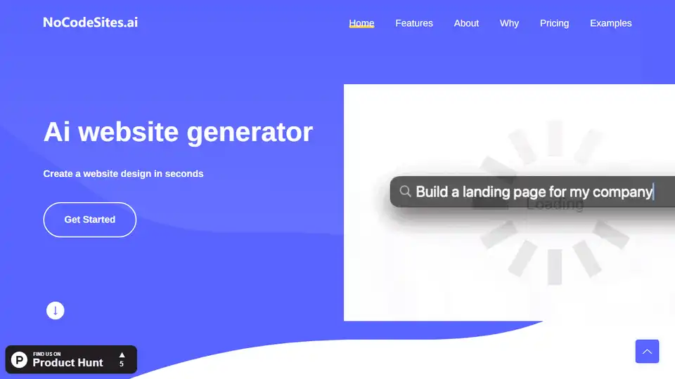 AI website builder