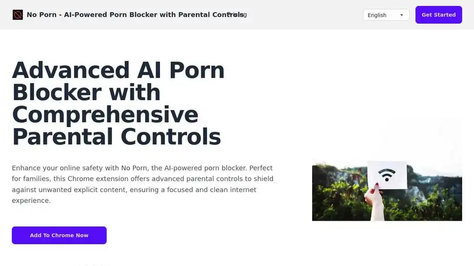 No Porn - AI-Powered Porn Blocker with Parental Controls