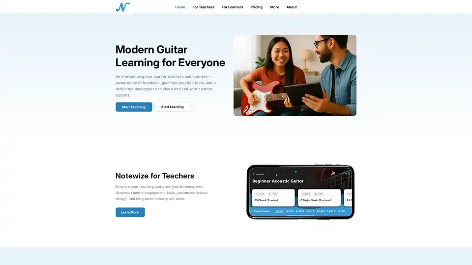 Notewize Guitar Lessons
