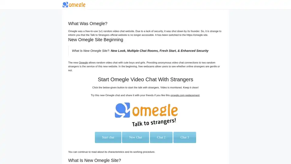 New Omegle