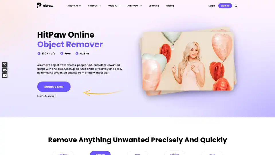HitPaw Online Object Remover