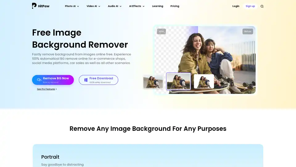 HitPaw Online Background Remover