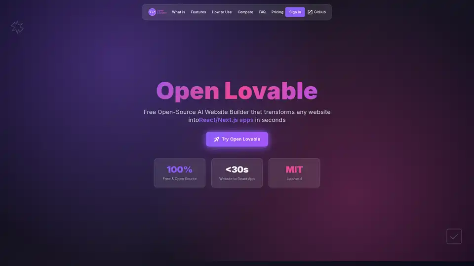 Open Lovable