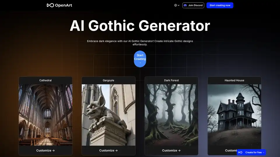 AI Gothic Generator