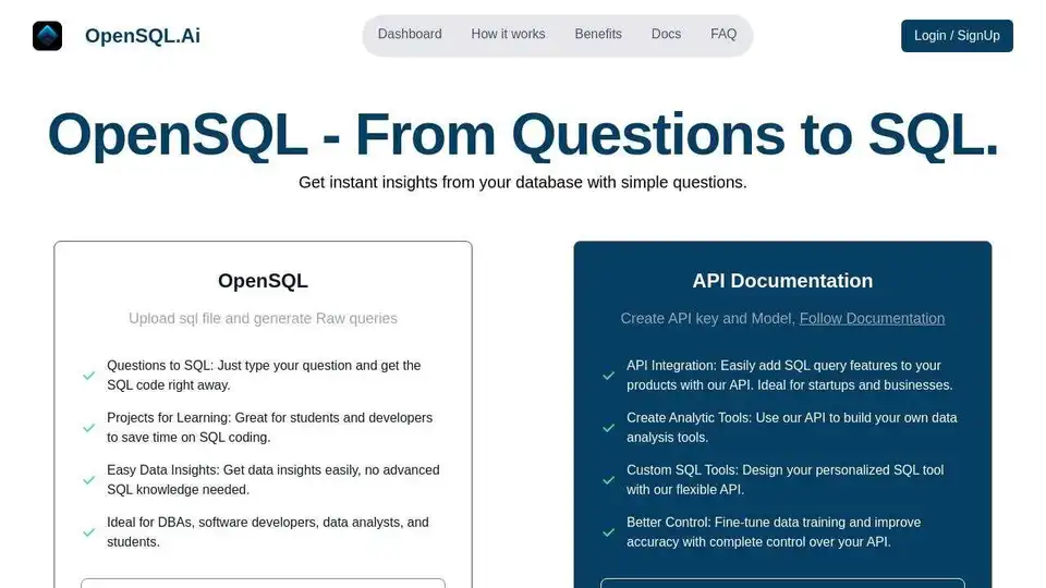 OpenSQL.ai