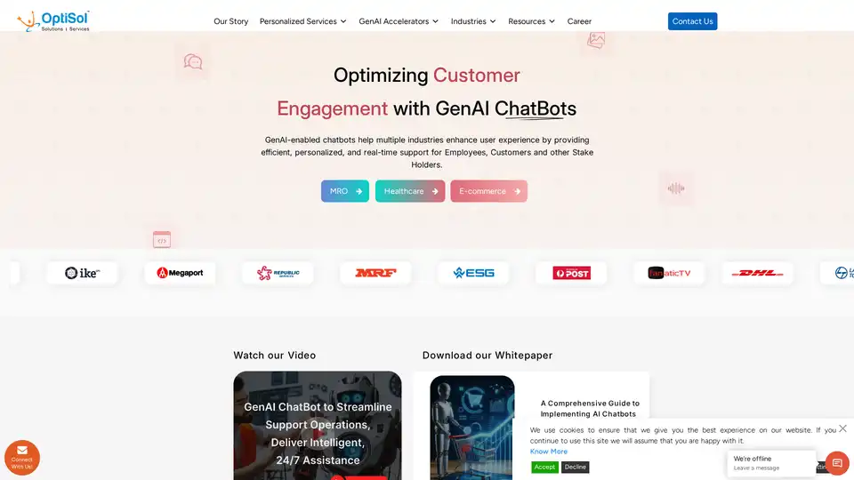 OptiSol GenAI-Powered Chatbot