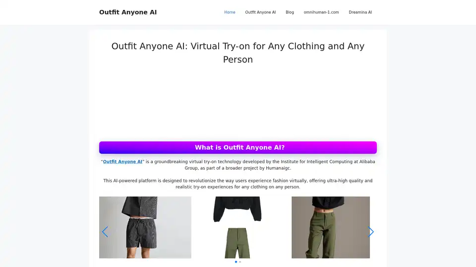 Outfit Anyone AI