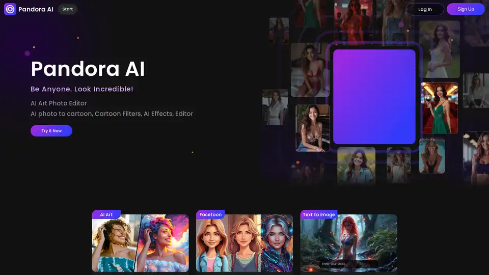 Pandora AI Cartoon Generator