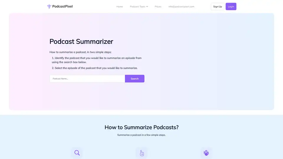 Podcast Summarizer