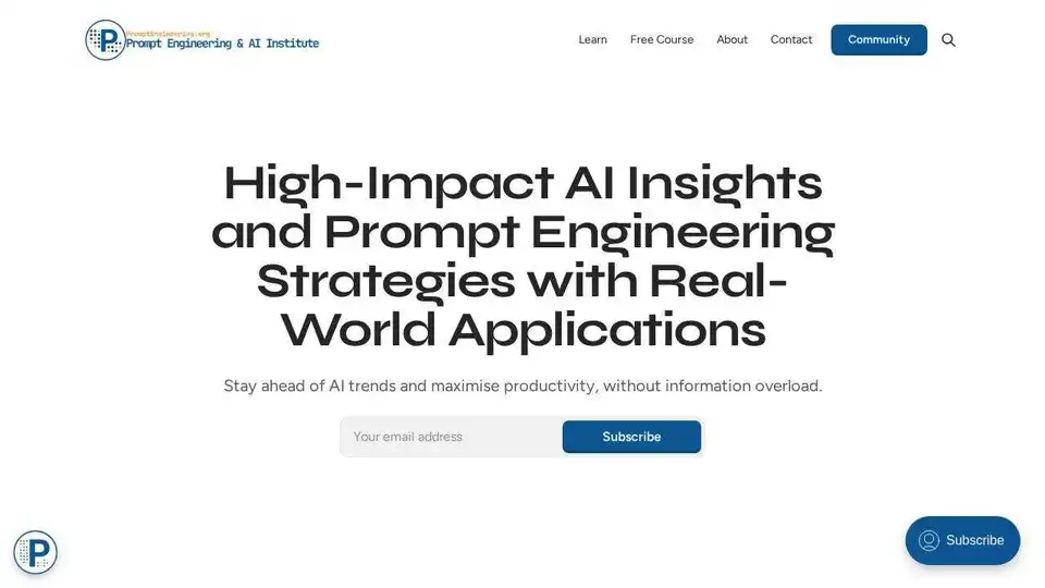 Prompt Engineering Institute