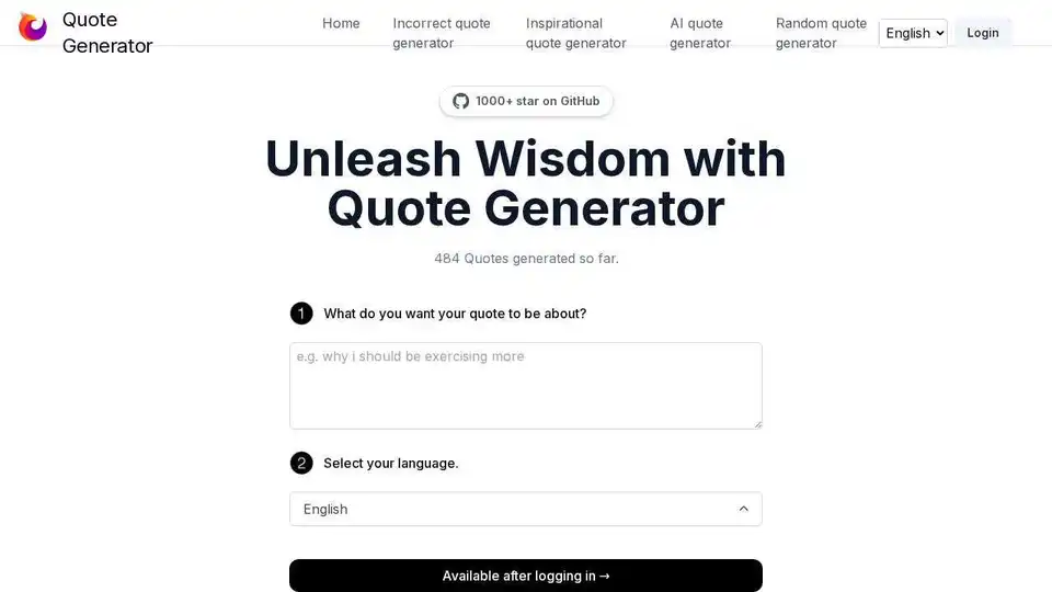 Quote Generator