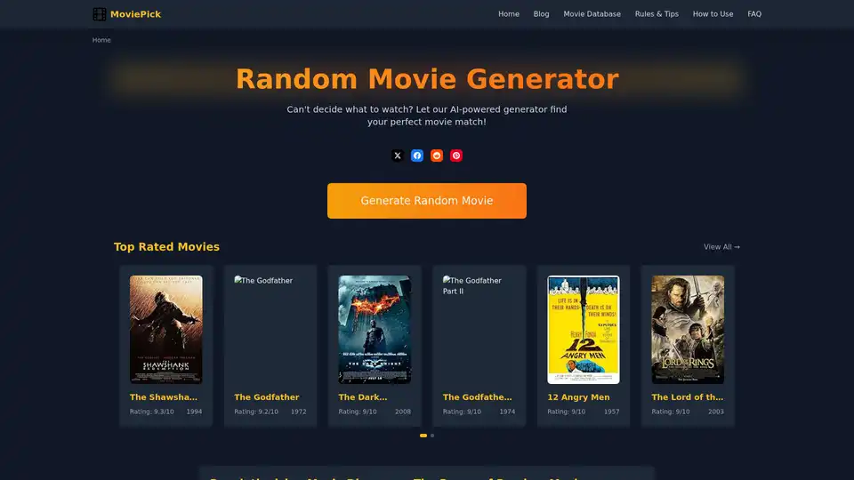 Random Movie Generator