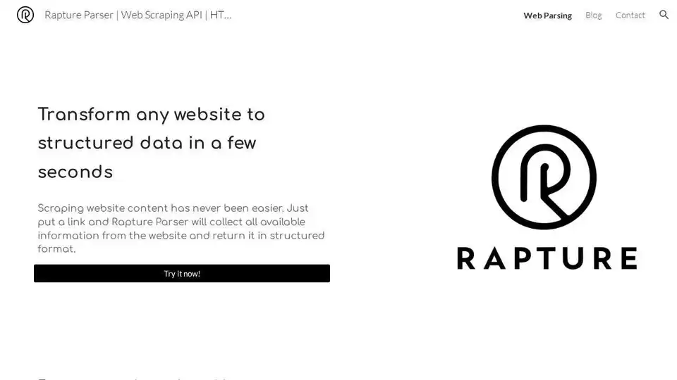 Rapture Parser
