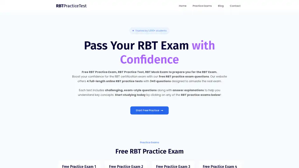 RBT Practice Exam