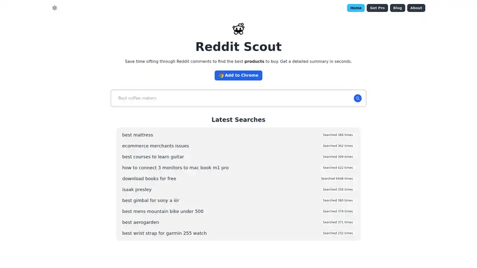 Reddit Scout