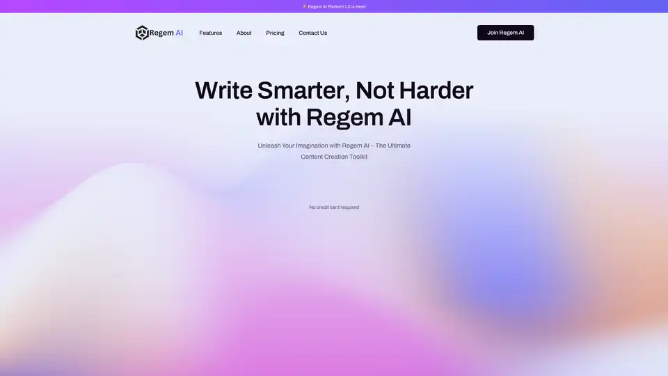 Regem AI Platform
