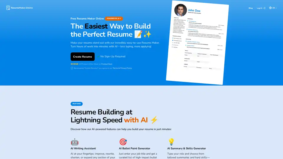 Resume Maker Online