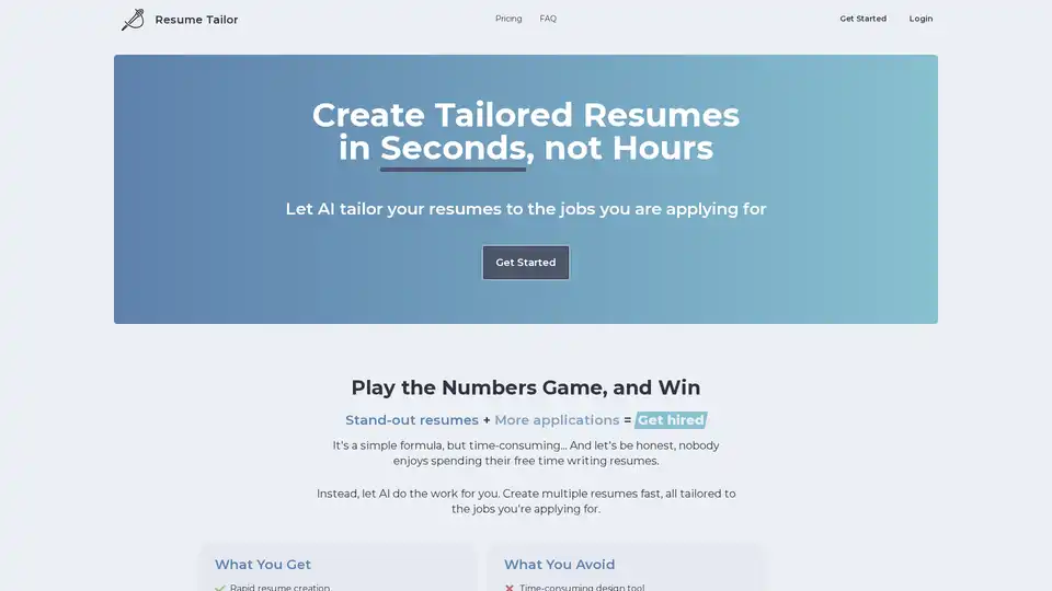Resume Tailor