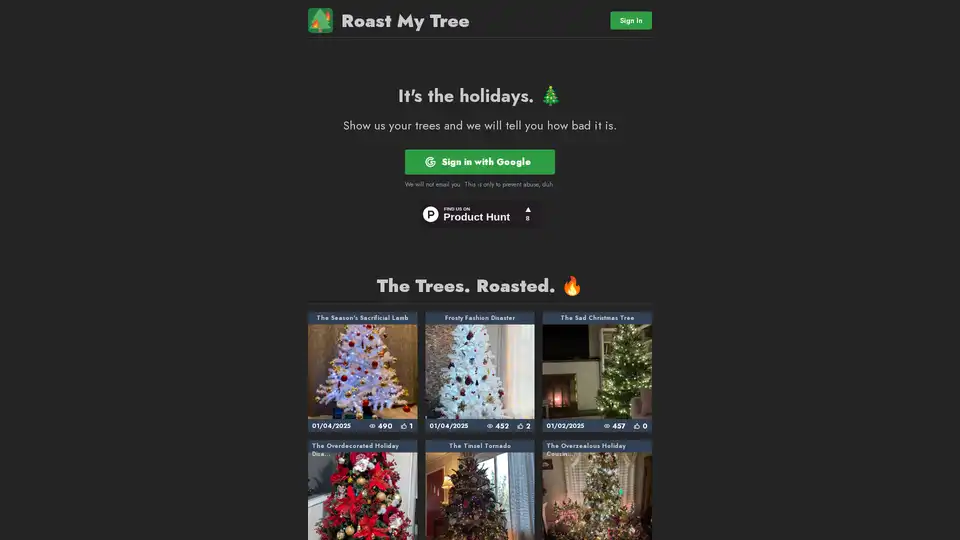 Roast My Tree