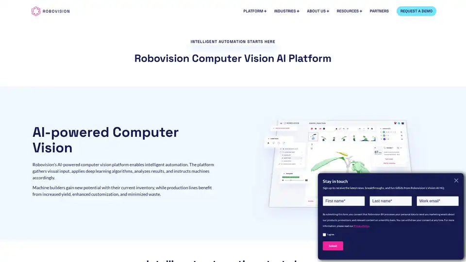 Robovision AI Platform