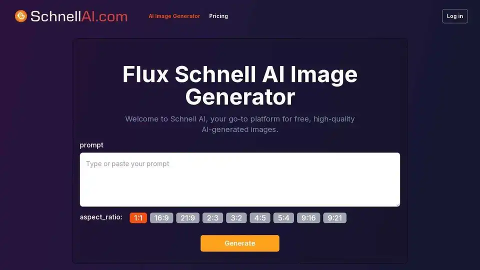 Flux Schnell AI Image Generator