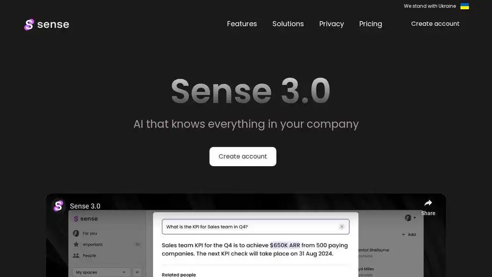 Sense 3.0