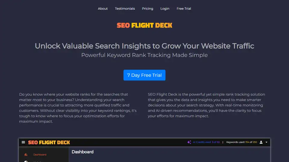 SEO FLIGHT DECK