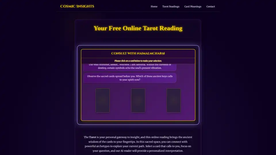 Tarot Reading Online