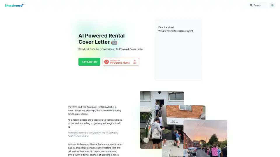 AI Powered Rental Cover Letter