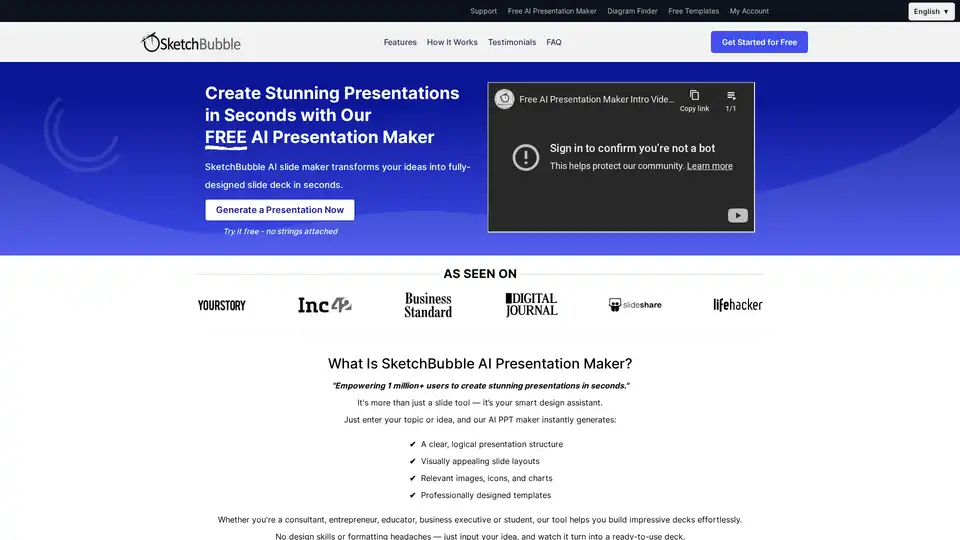 SketchBubble AI Presentation Maker
