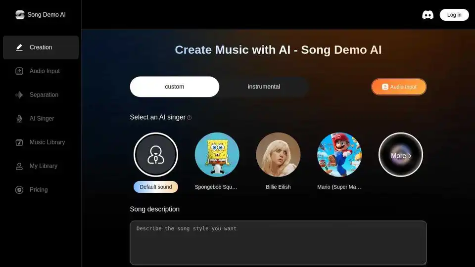 Song Demo AI