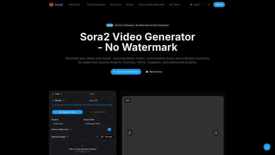 Sora2 Video Generator