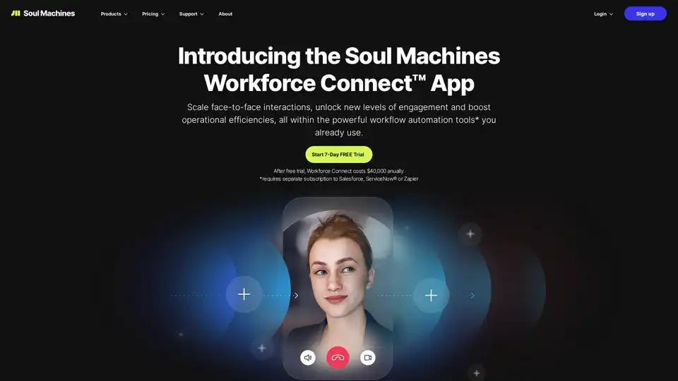 Soul Machines Workforce Connect